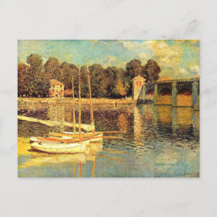 Carte Postale Pont d'Argenteuil Claude Monet