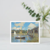 Carte Postale Pont d'Argenteuil par Claude Monet (Debout devant)