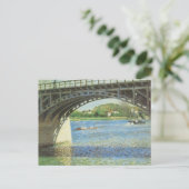 Carte Postale Pont d'Argenteuil par Gustave Caillebotte (Debout devant)