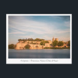 Carte Postale Pont d'Avignon France<br><div class="desc">Photo de voyage du Pont Saint-Benezet,  également connu sous le nom de Pont d'Avignon dans le sud de la France,  Europe. Photo © Sebastian Worm.</div>