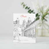 Carte Postale Pont de Bir-Hakeim sur la Seine - Paris, France (Debout devant)