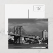 Carte Postale Pont de Brooklyn (Devant / Derrière)