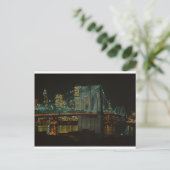 Carte Postale Pont de Brooklyn 1982 (Debout devant)