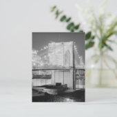 Carte Postale Pont de Brooklyn, 1982 (Debout devant)