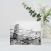 Carte Postale Pont de Brooklyn et quais, 1905 (Debout devant)