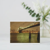 Carte Postale Pont De Brooklyn Postcard (Debout devant)