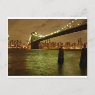 Carte Postale Pont De Brooklyn Postcard