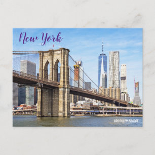 Carte Postale Pont de Brooklyn Voyage à New York