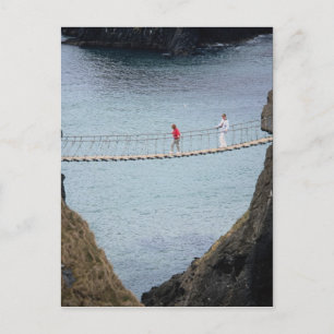 Carte Postale Pont de corde Carrick-A-Rede, Ballintoy, Co. Antri