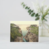 Carte Postale Pont de corde. Carrick a Rede. Co. Antrim, Irlande (Debout devant)