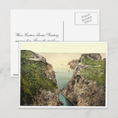 Carte Postale Pont de corde. Carrick a Rede. Co. Antrim, Irlande (Devant / Derrière)