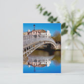 Carte Postale Pont de Dublin Halfpenny (Debout devant)