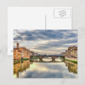 Carte Postale Pont de Florence (Devant / Derrière)
