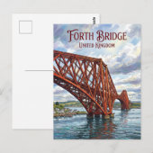 Carte Postale Pont de Forth Royaume-Uni (Devant / Derrière)