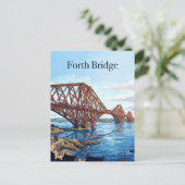 Carte Postale Pont de Forth Royaume-Uni (Debout devant)