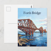 Carte Postale Pont de Forth Royaume-Uni (Devant / Derrière)