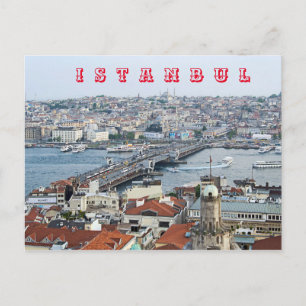 Carte Postale Pont de Galata. Golden Horn Bay.