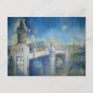 Carte Postale Pont de grenouille en nuit