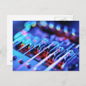 Carte Postale Pont de guitare électrique (Devant / Derrière)