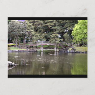 Carte Postale pont de jardin japonais