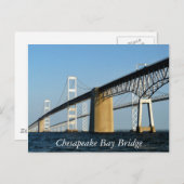 Carte Postale Pont de la baie de Chesapeake (Devant / Derrière)