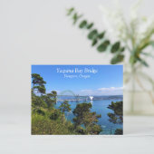 Carte Postale Pont de la Baie de Yaquina, Newport, Oregon (Debout devant)