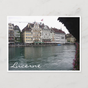 Carte Postale pont de la chapelle lucerne