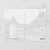 Carte Postale Pont de la Chapelle Lucerne en Suisse (Dos)