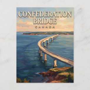 Carte Postale Pont de la Confédération Borden-Carleton Canada