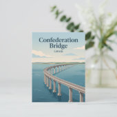 Carte Postale Pont de la Confédération Canada (Debout devant)