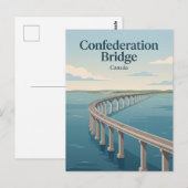 Carte Postale Pont de la Confédération Canada (Devant / Derrière)