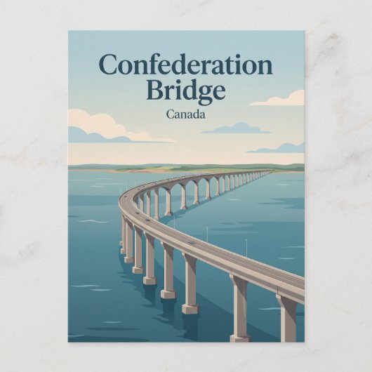 Carte Postale Pont de la Confédération Canada (Devant)