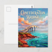 Carte Postale Pont de la Confédération Canada (Devant / Derrière)