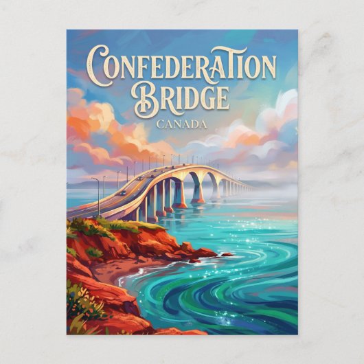 Carte Postale Pont de la Confédération Canada (Devant)