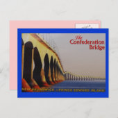 CARTE POSTALE PONT DE LA CONFÉDÉRATION P-E-I CANADA (Devant / Derrière)