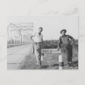 Carte Postale Pont de la rivière Rouge