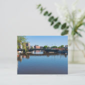 Carte Postale pont de la rue state franchissant la rivière milwa (Debout devant)