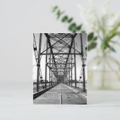 CARTE POSTALE PONT DE LA RUE WALNUT - CHATTANOOGA, TN (Debout devant)