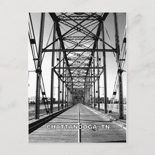 CARTE POSTALE PONT DE LA RUE WALNUT - CHATTANOOGA, TN (Devant)