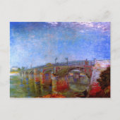 Carte Postale Pont de la Seine à Asnières (F240)Van Gogh Art (Devant)
