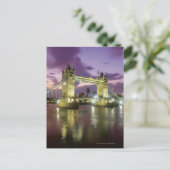 Carte Postale Pont de la Tour de nuit (Debout devant)