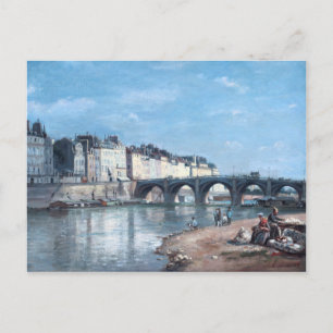 Carte Postale Pont de la Tournelle à Paris par Stanislas Lépine