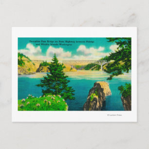 Carte Postale Pont de la tromperie, Fidalgo et Whidby Island