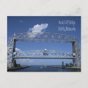 Carte Postale Pont de levage aérien/Duluth, Minnesota