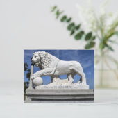 Carte Postale Pont de Lions Sculpture (Debout devant)