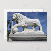 Carte Postale Pont de Lions Sculpture (Devant / Derrière)