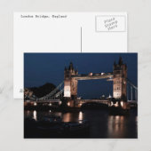 Carte Postale Pont de Londres (Devant / Derrière)