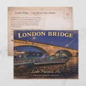 Carte Postale Pont de Londres (Devant / Derrière)