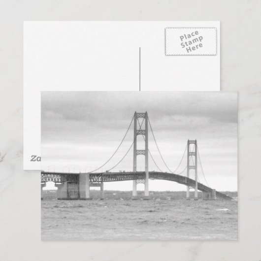 Carte Postale Pont de Mackinac (Devant / Derrière)