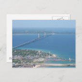 Carte Postale Pont de Mackinac (Devant / Derrière)